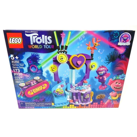 Lego Reef Dance Party Trolls Techno 41250 Blocks New Box 173 Pieces 2020 Retired - Picture 2 of 7